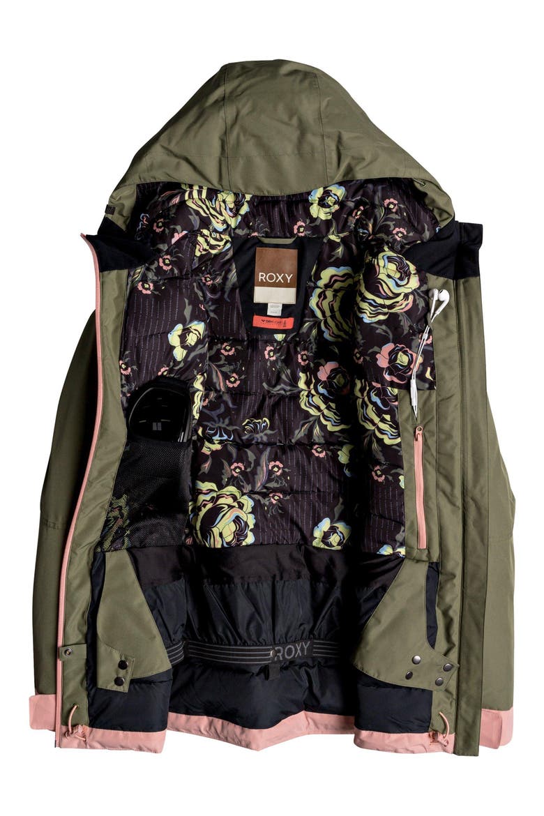 Torah Bright Snowflake Snow Jacket, Alternate, color, FOUR LEAF CLOVER
