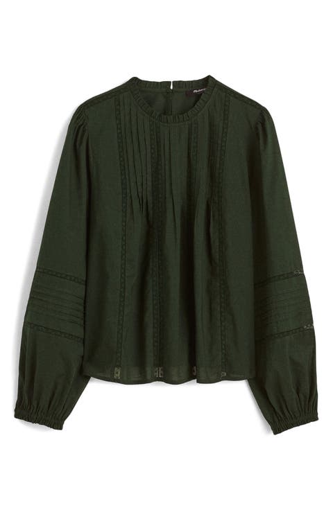 Louisa Pintuck Cotton Top