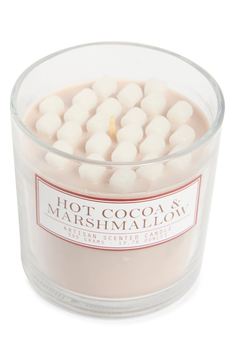PORTOFINO CANDLES Hot Cocoa & Marshmallow Scented Candle, Alternate, color, 