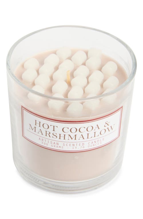 Portofino Candles Hot Cocoa & Marshmallow Scented Candle In Brown