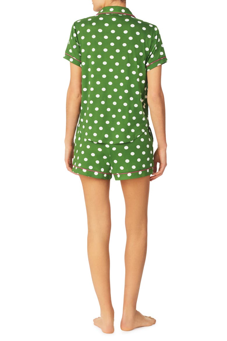 print short pajamas, Alternate, color, GRN DOT