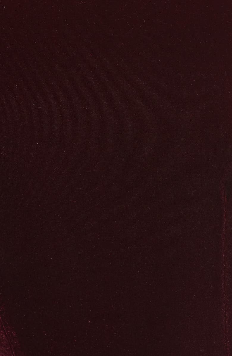 Maggy London Velvet Faux Wrap Dress, Alternate, color, 