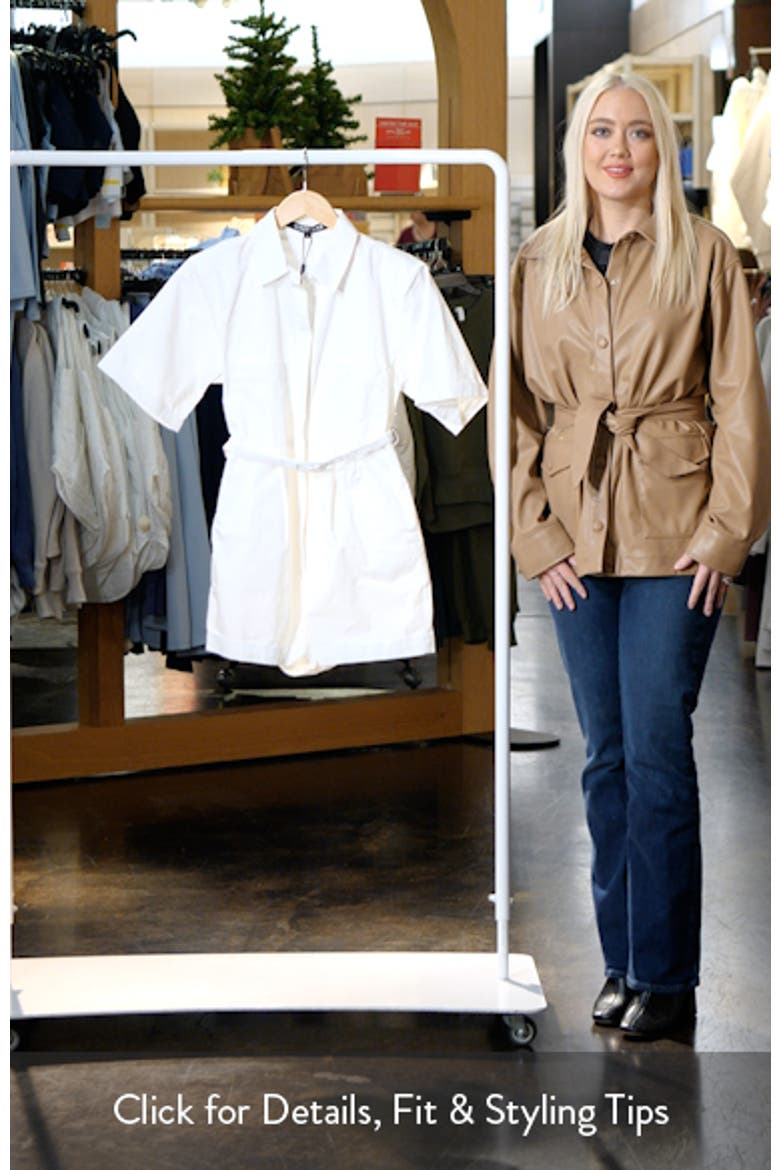 Shoulder Pad Shirt Romper video