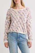 24Colours Wave Stitch Crop Pullover