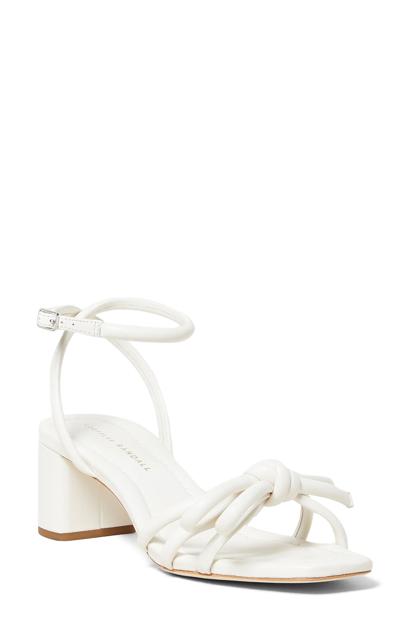 Loeffler Randall Mikel Leather Bow Sandal