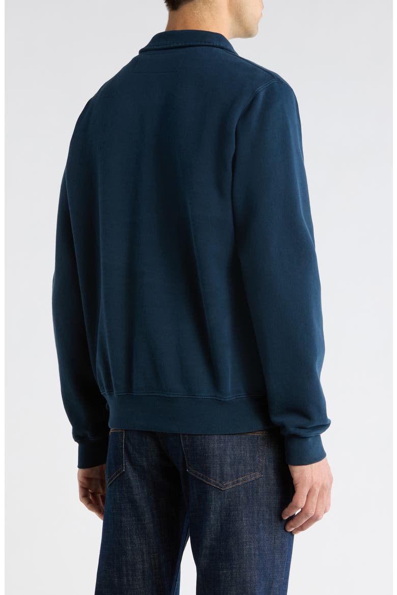 Running Horse Quarter Zip Fleece Graphic Sweatshirt, Alternate, color, NAVY