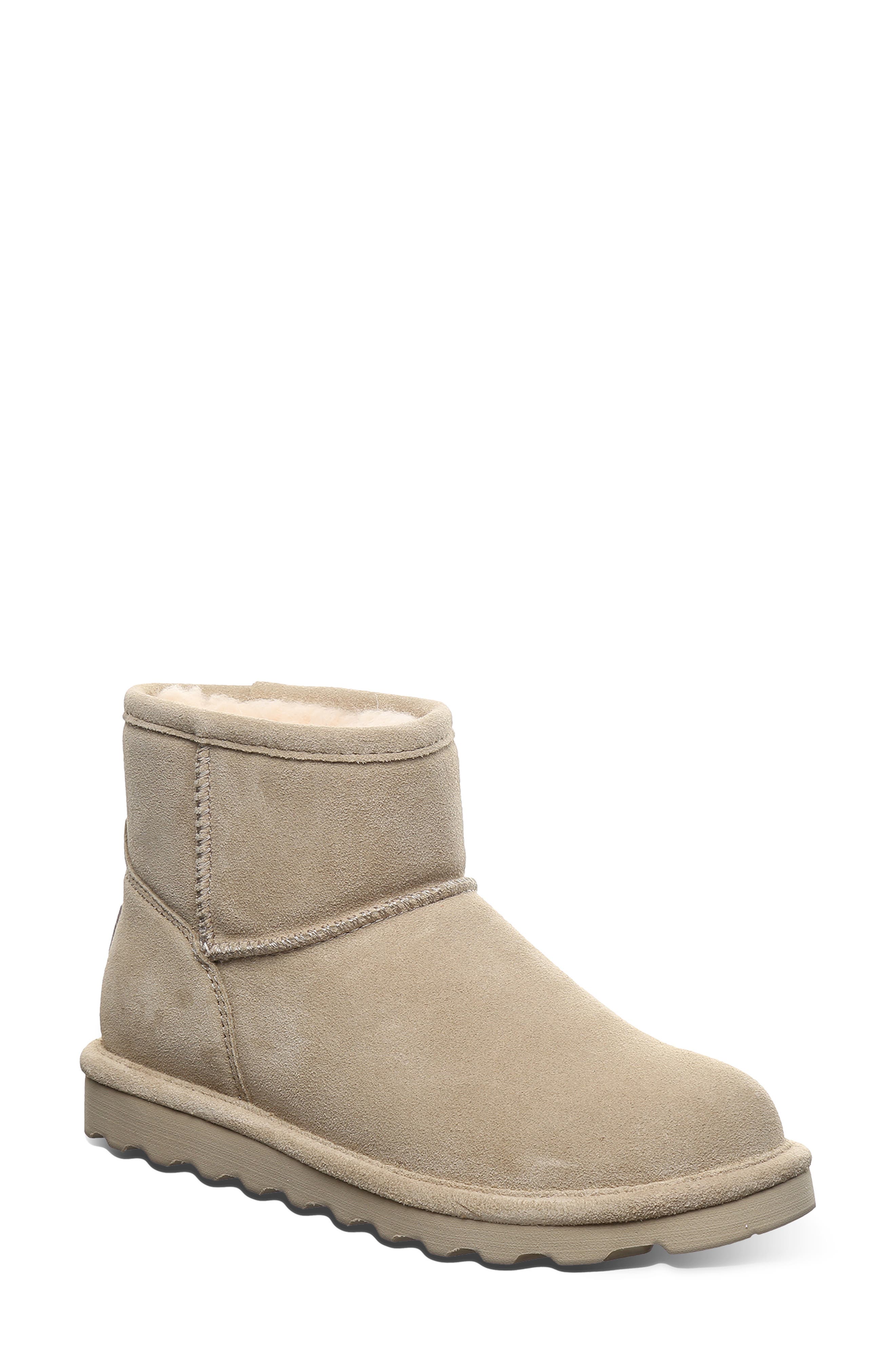 Alyssa Genuine Shearling Bootie, Main, color, LEMON PEPP