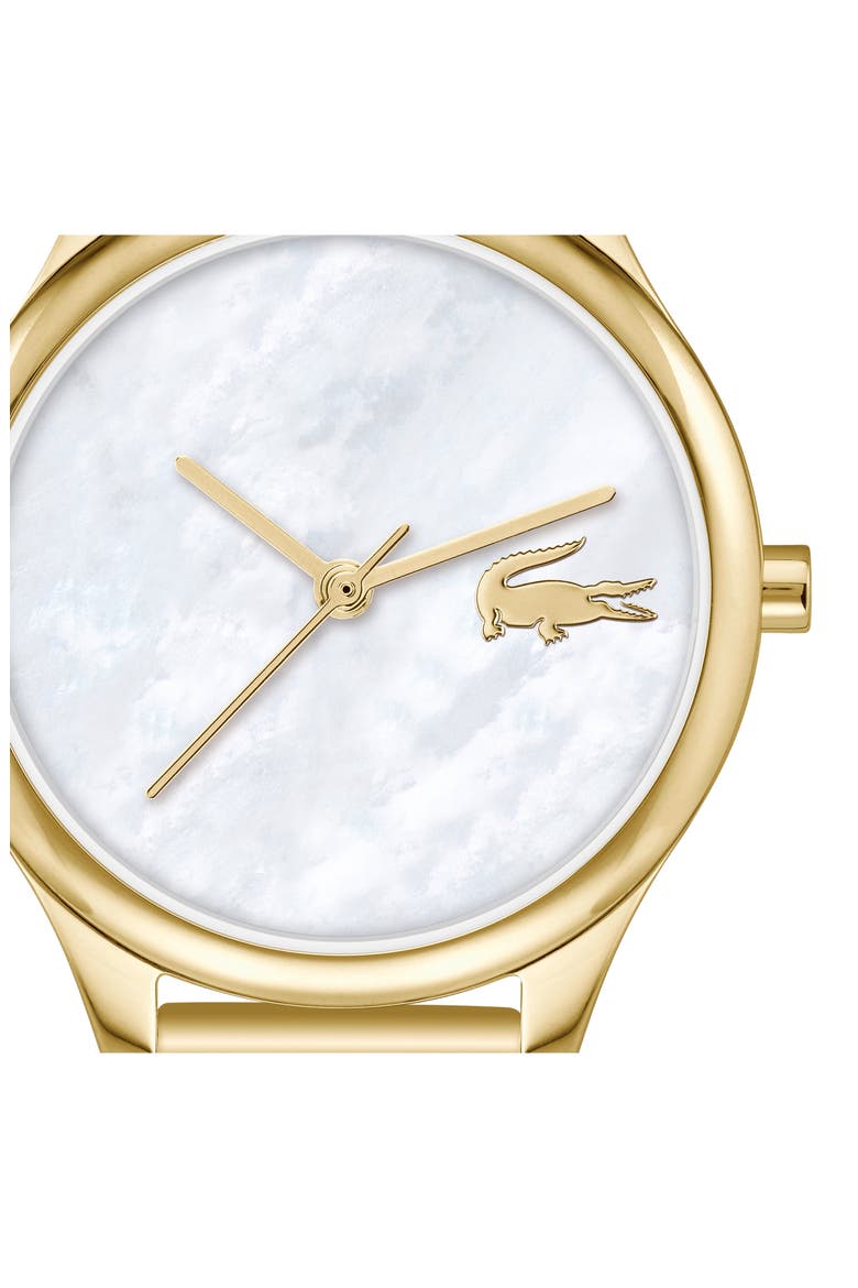 Mini Crocodelle Mesh Strap Watch, 28mm, Alternate, color, GOLD