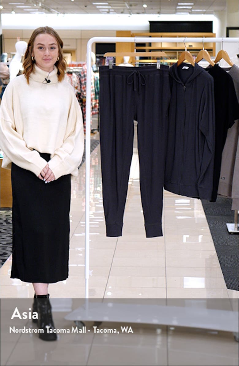 Brushed Rib Lounge Joggers, sales video thumbnail