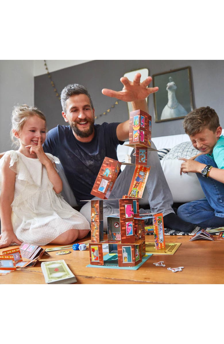 HABA Rhino Hero Super Battle - Exciting 3D Stacking Board Game for Kids & Adults, Fun Family Games, Stacking Card Games for Kids, Made in Germany, Alternate, color, Multi