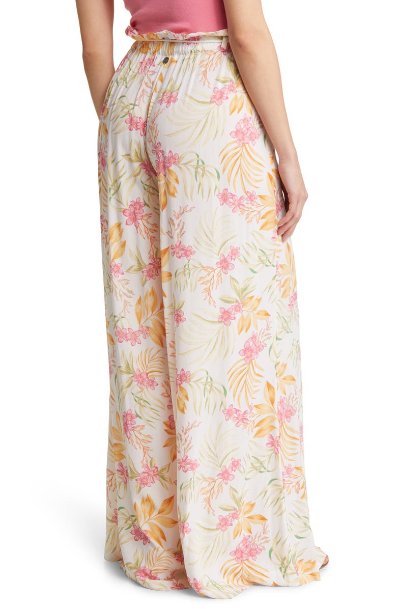 Rip Curl Sun Dance Floral High Waist Wide Leg Pants, Alternate, color, 