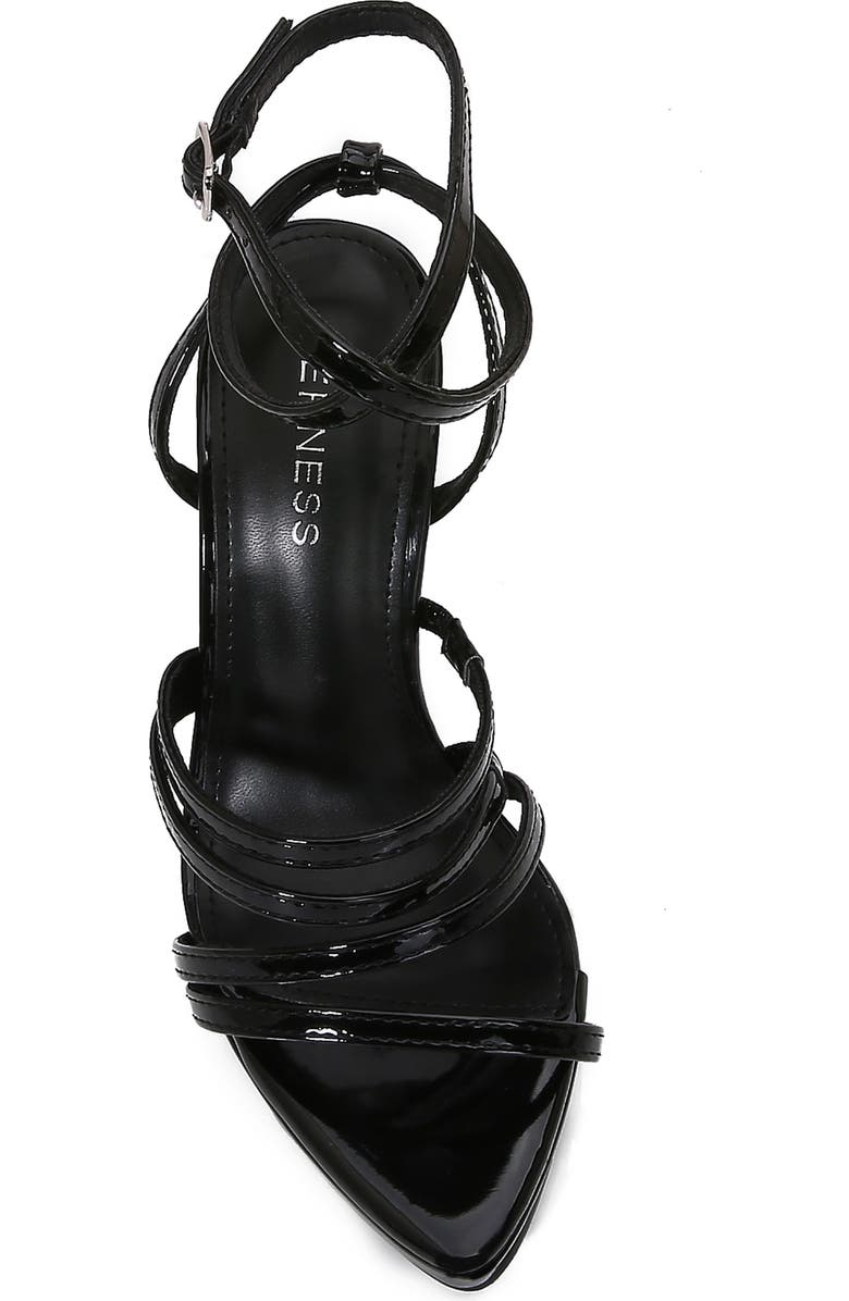 BERNESS Herlinsa Ankle Strappy Stiletto Sandal, Alternate, color, Black