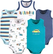 Hudson Baby Soft Cotton Sleeveless Bodysuits