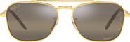 Ray-Ban New Caravan 58mm Polarized Square Sunglasses