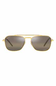 Ray-Ban New Caravan 58mm Polarized Square Sunglasses