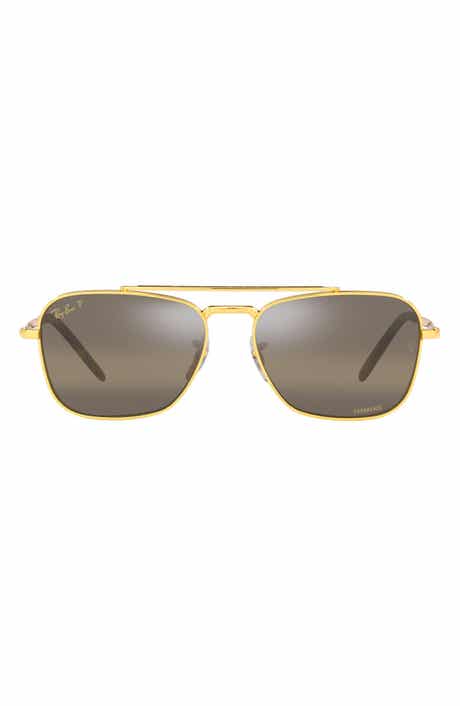 Ray-Ban New Caravan 58mm Polarized Square Sunglasses
