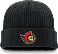 FANATICS Men's Fanatics Black Ottawa Senators Component Cuffed Knit Hat
