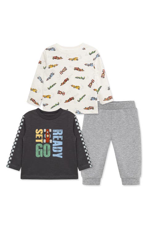Race Car Graphic T-Shirt & Joggers Set