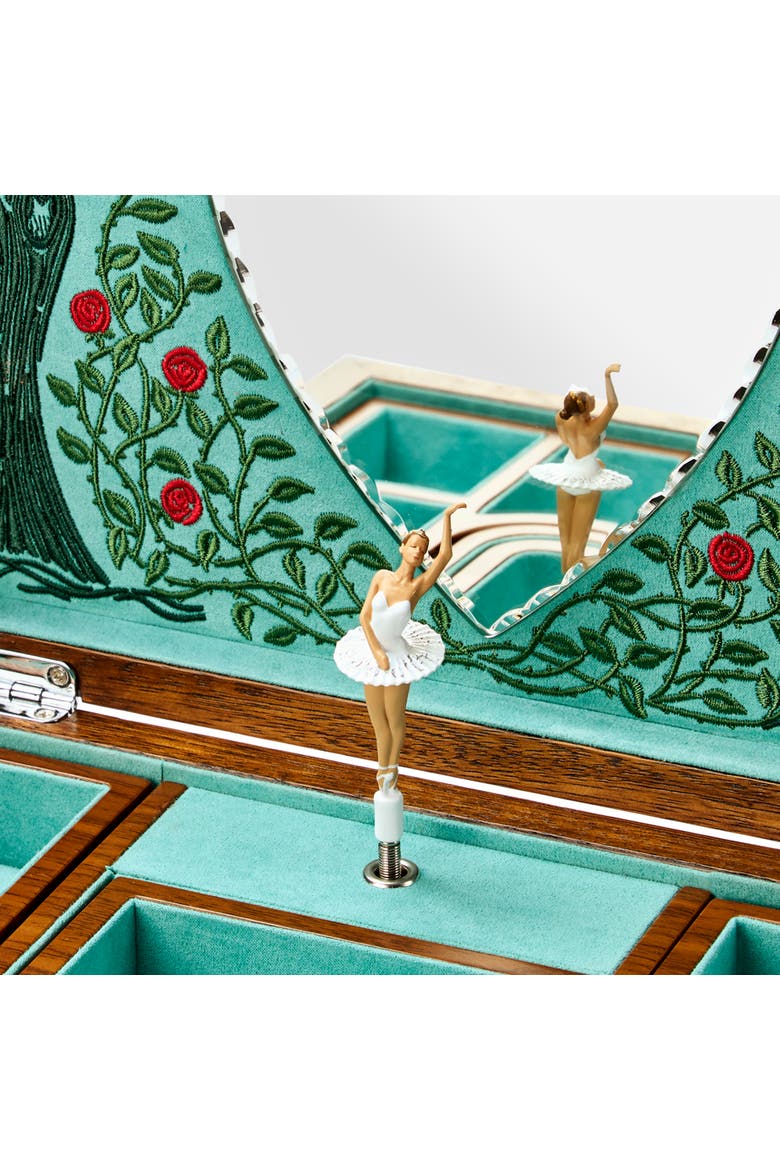 Ballet Musical Jewelry Box, Alternate, color, Walnut Wood
