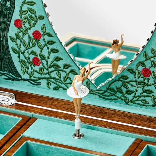 Wolf Ballet Musical Jewelry Box In Brown