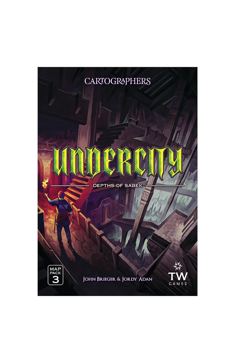 Thunderworks Games Cartographers, Map Pack 3, Undercity, Main, color, Multicolored