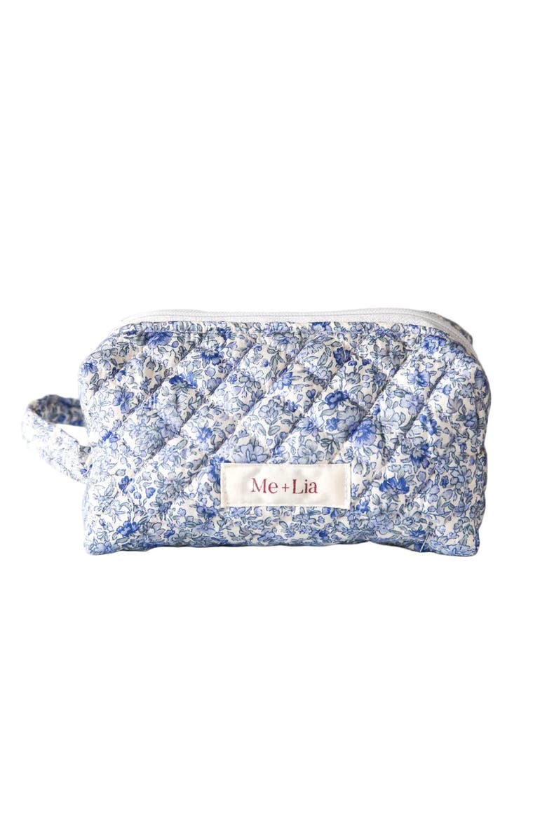 Make-up Pouch - Small, Alternate, color, Blue Blossom