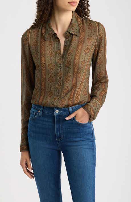 Desano Paisley Button-Up Shirt