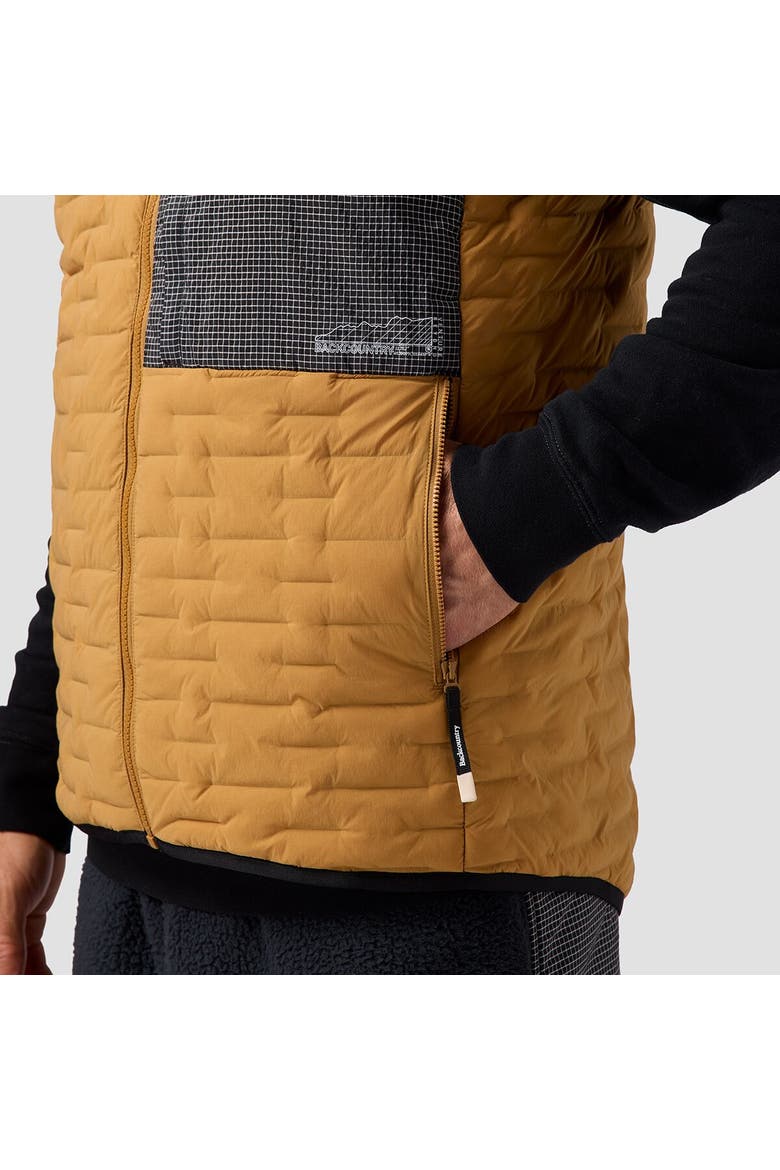 Peale Primaloft Stitch-Free Baffle Stretch Vest - Men's, Alternate, color, Bistre