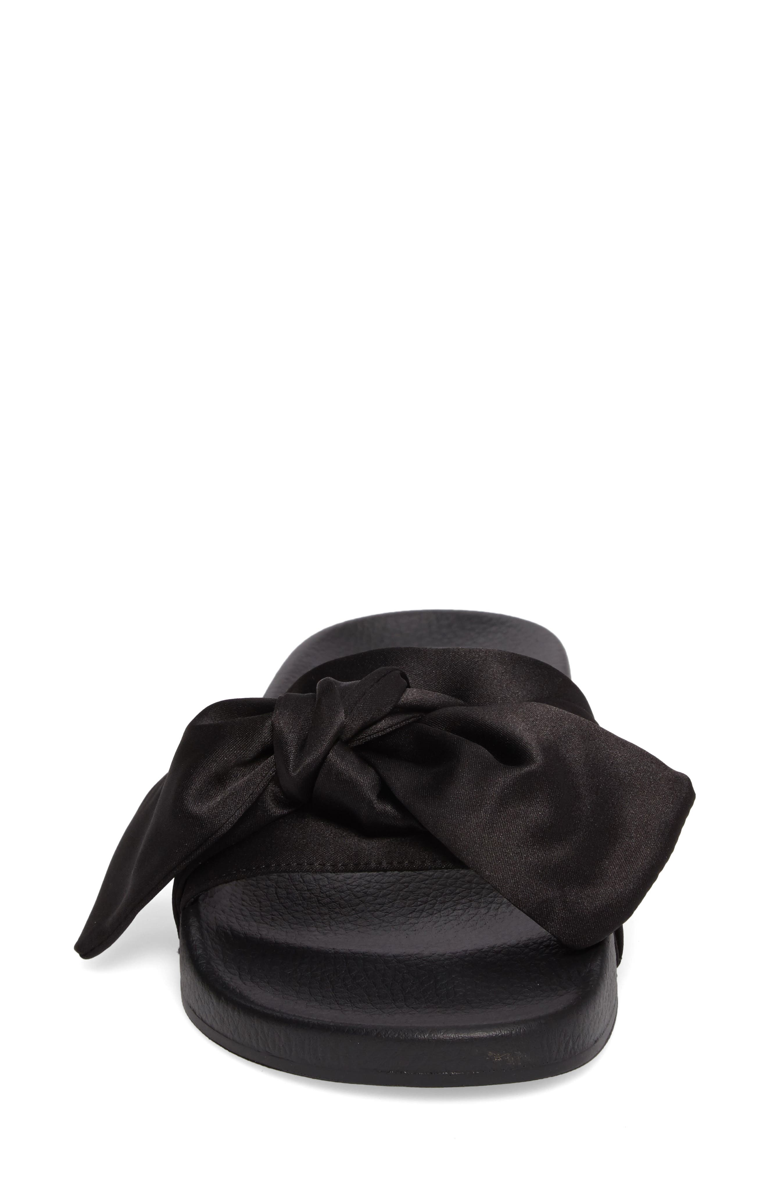 Topshop Halo Bow Slide Sandal, Alternate, color, 