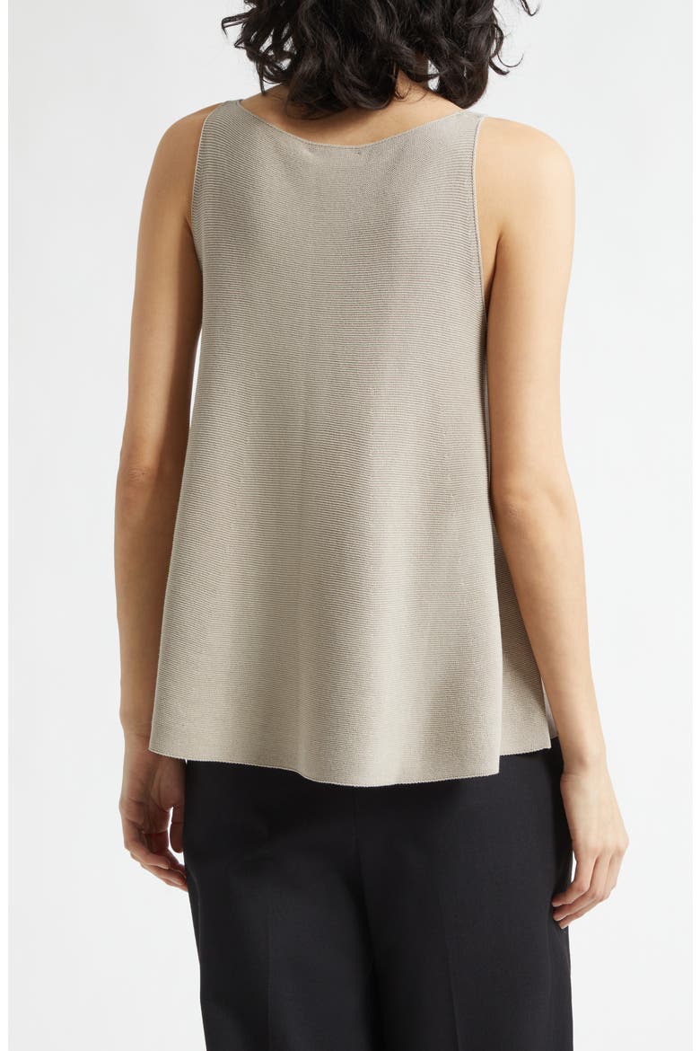 V-Neck Knit Tank, Alternate, color, TAN