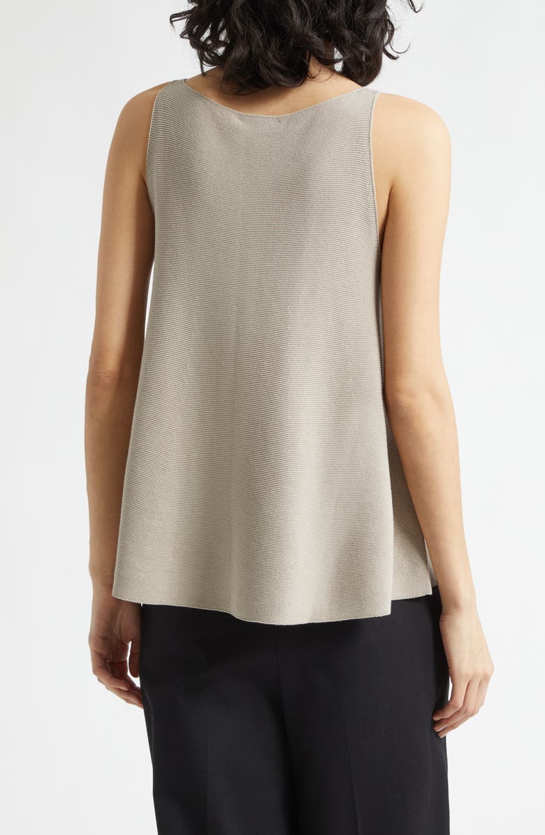 Emporio Armani V-Neck Knit Tank, Alternate, color, Tan