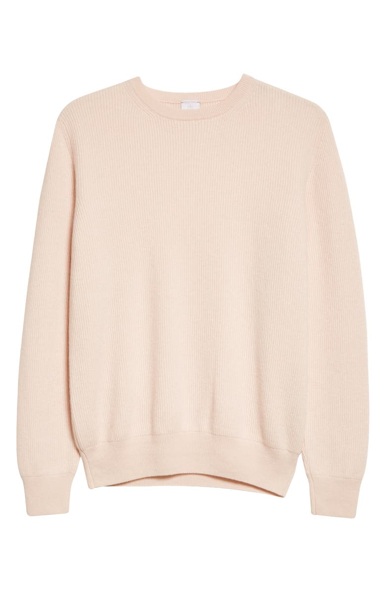 Eleventy Fine Gauge Cashmere Crewneck Sweater, Alternate, color, Pink