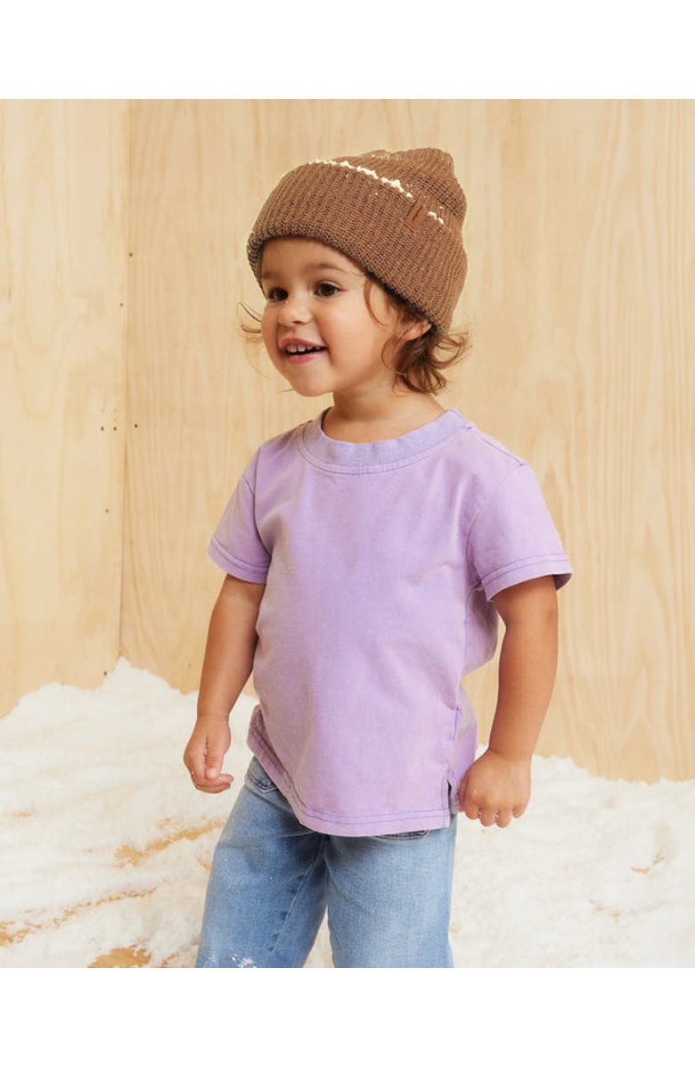 Hemlock Hawthorne Toddler Fleck Beanie, Alternate, color, Sand