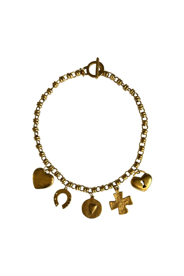 Robin Necklace, Main, color, Gold