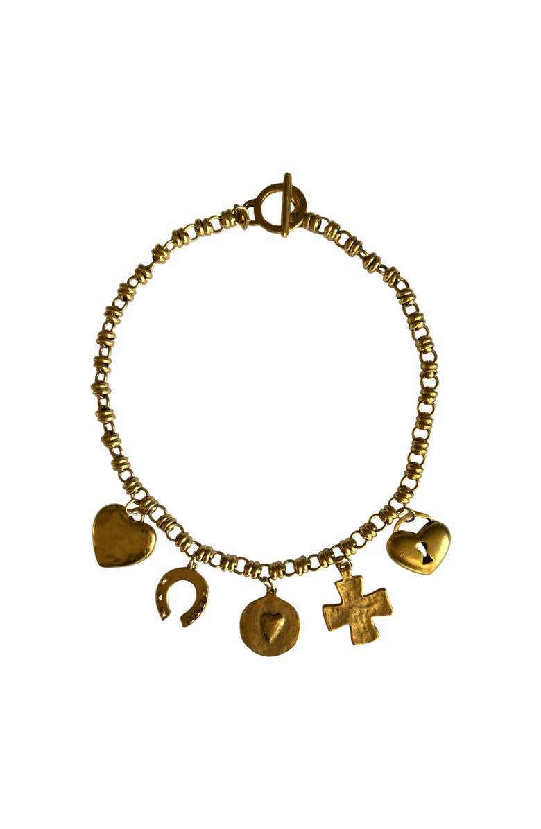 sccollection Robin Necklace, Main, color, Gold