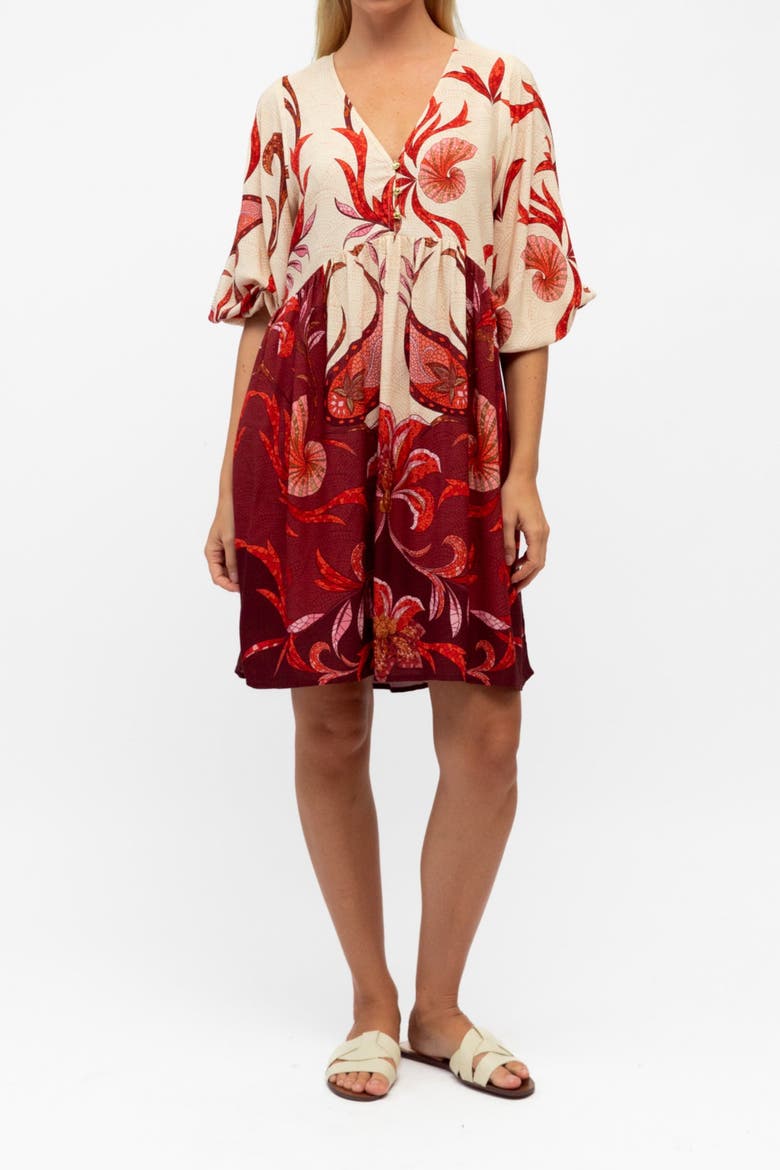 Kindred Spirits Short Dress, Main, color, Red