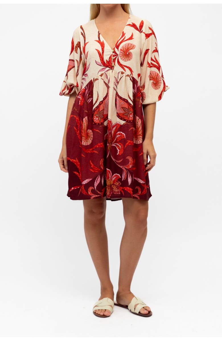 Studibaker Hawk Kindred Spirits Short Dress, Main, color, Red