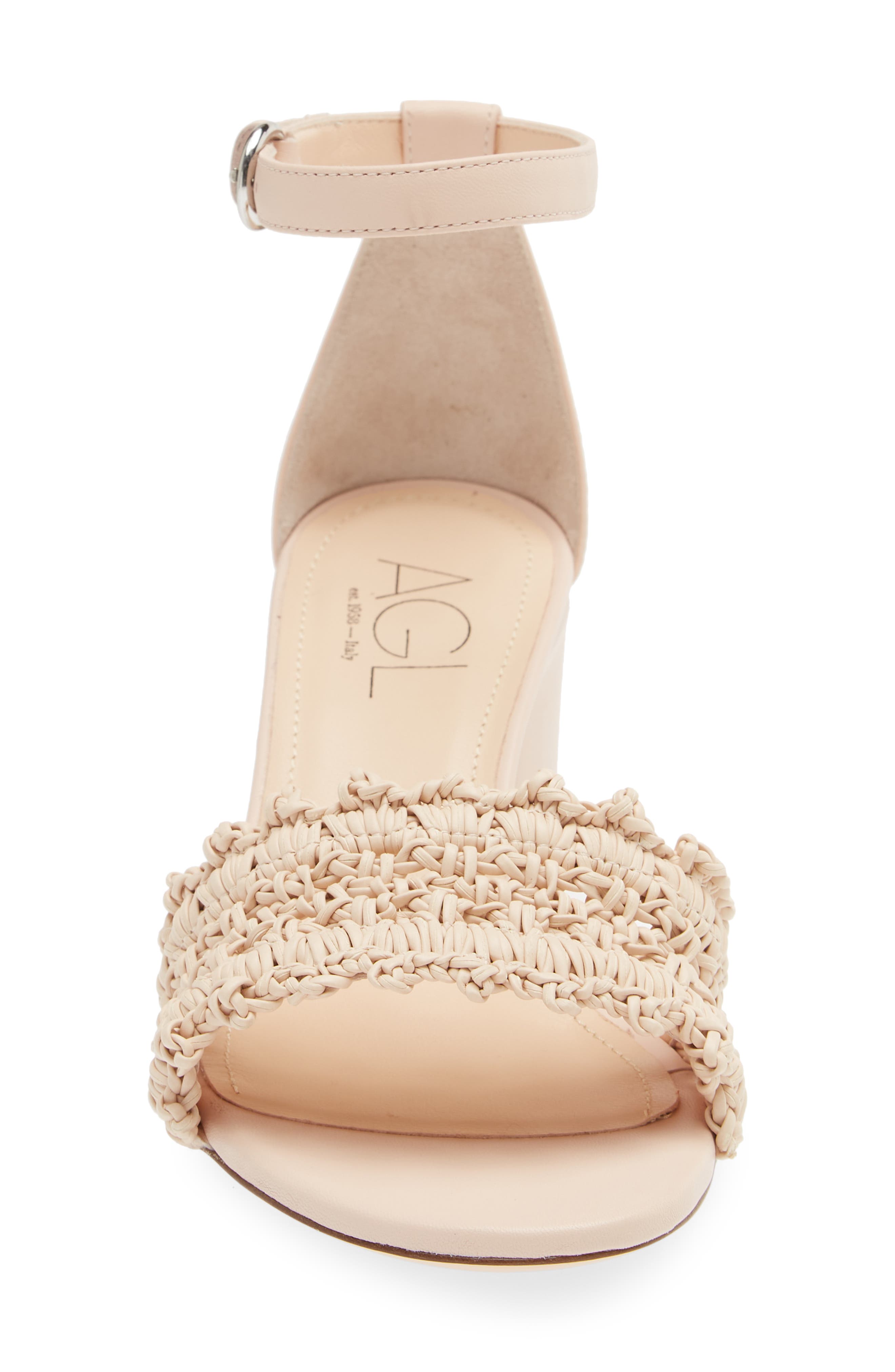 Crochet Ankle Strap Sandal, Alternate, color, PENNY
