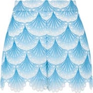 Milly Bubble Wave Lace Shorts