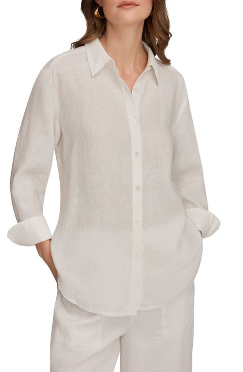 Linen Button-Up Shirt