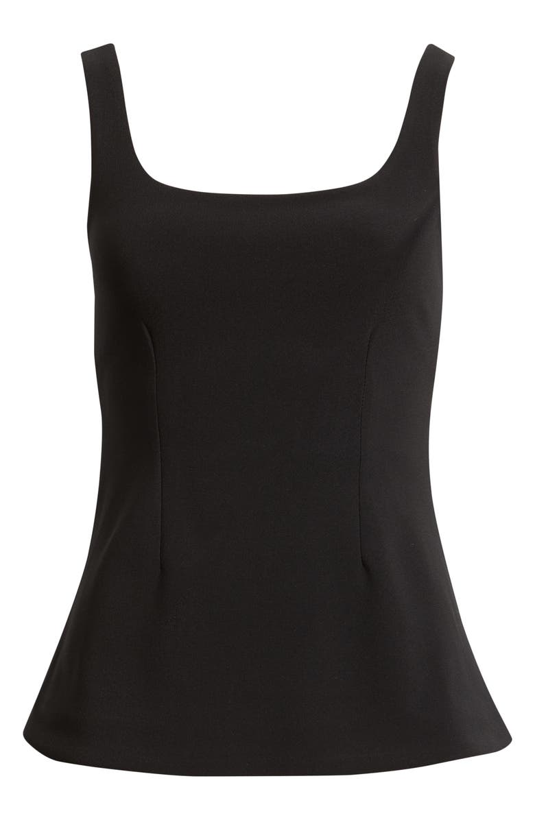 Open Edit Flared Tank, Alternate, color, Black