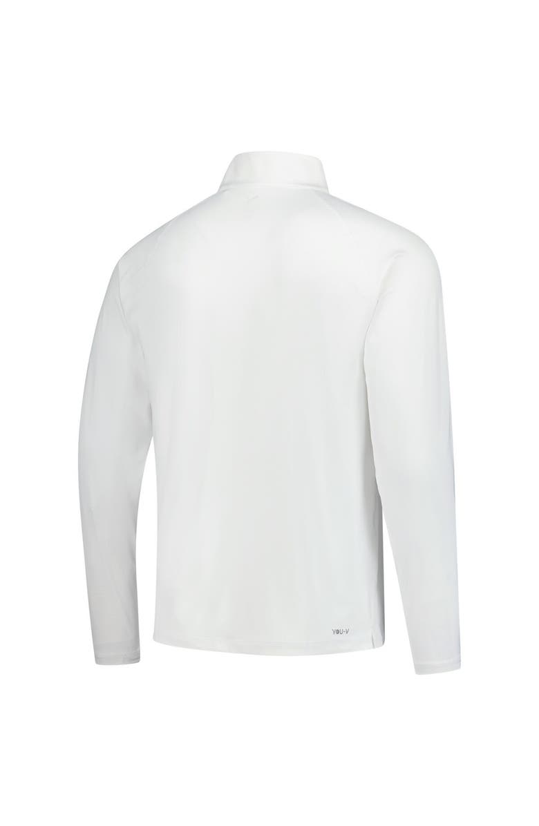 PUMA Men's Puma White John Deere Classic You-V Quarter-Zip Pullover, Alternate, color,