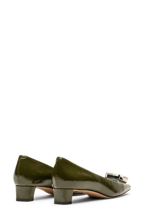 Frances Valentine Mary Square Toe Pump In Green