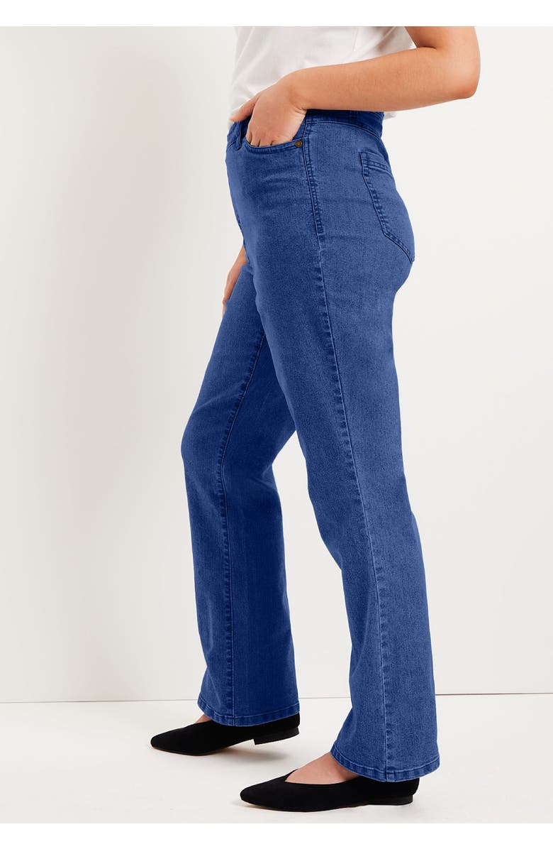 June + Vie June Fit Bootcut Jeans, Alternate, color, Black