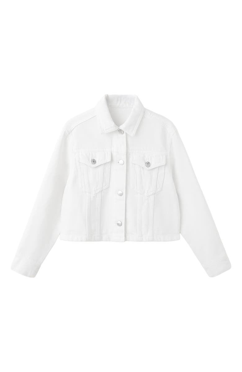 MANGO TEEN Denim Trucker Jacket, Alternate, color, 