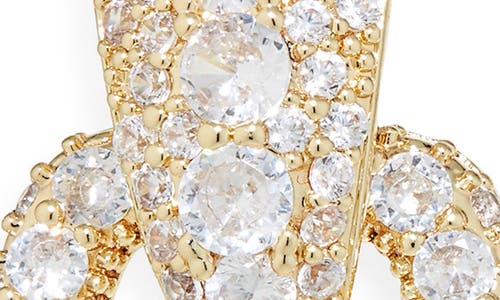 Cara Pavé Square Drop Earrings In Multi