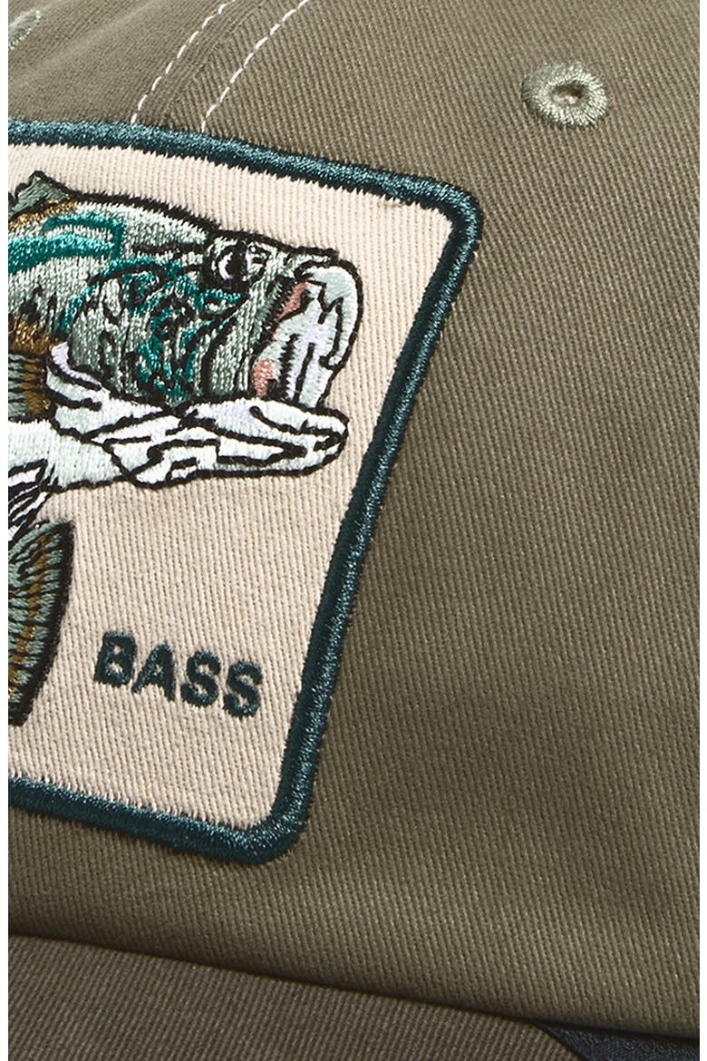 Bass Papa Trucker Hat, Alternate, color, OLIVE