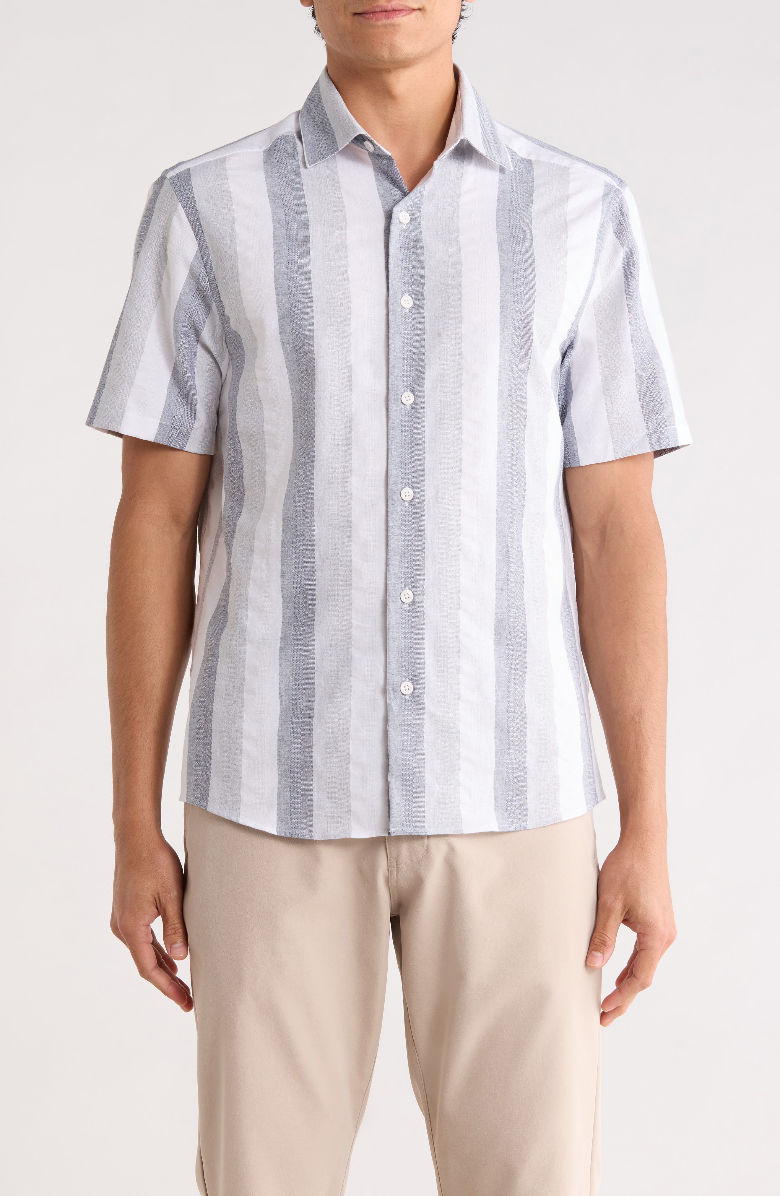 Robert Barakett Edburg Short Sleeve Woven Shirt