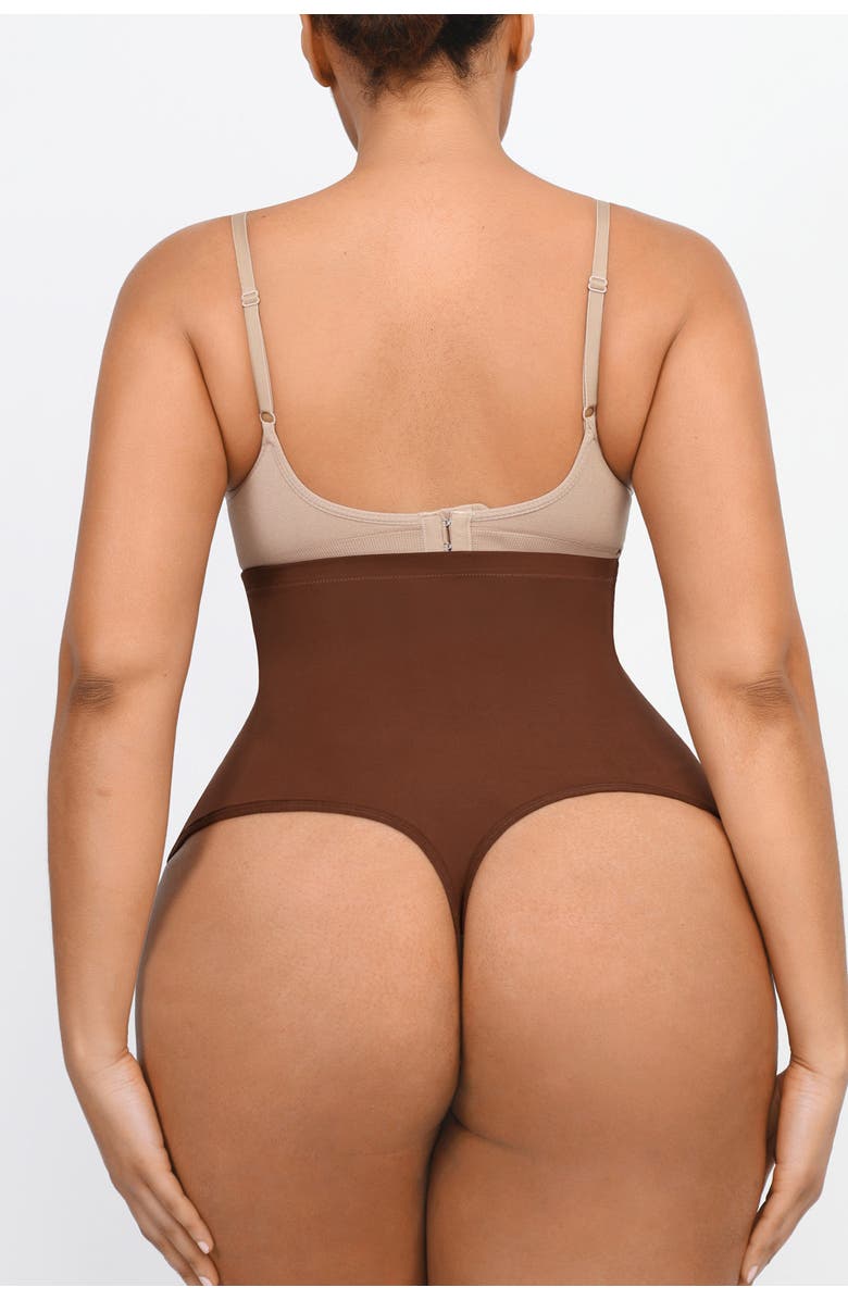 Shapellx Side Zip Shaping Panty, Alternate, color, Mocha