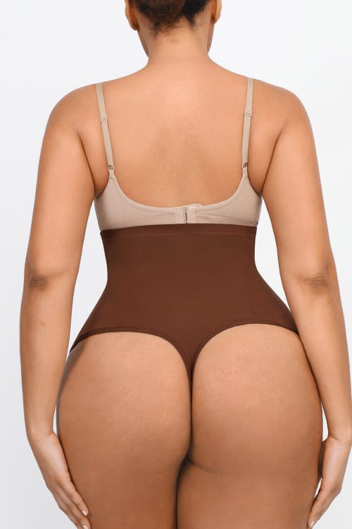 Shapellx Side Zip Shaping Panty In Mocha